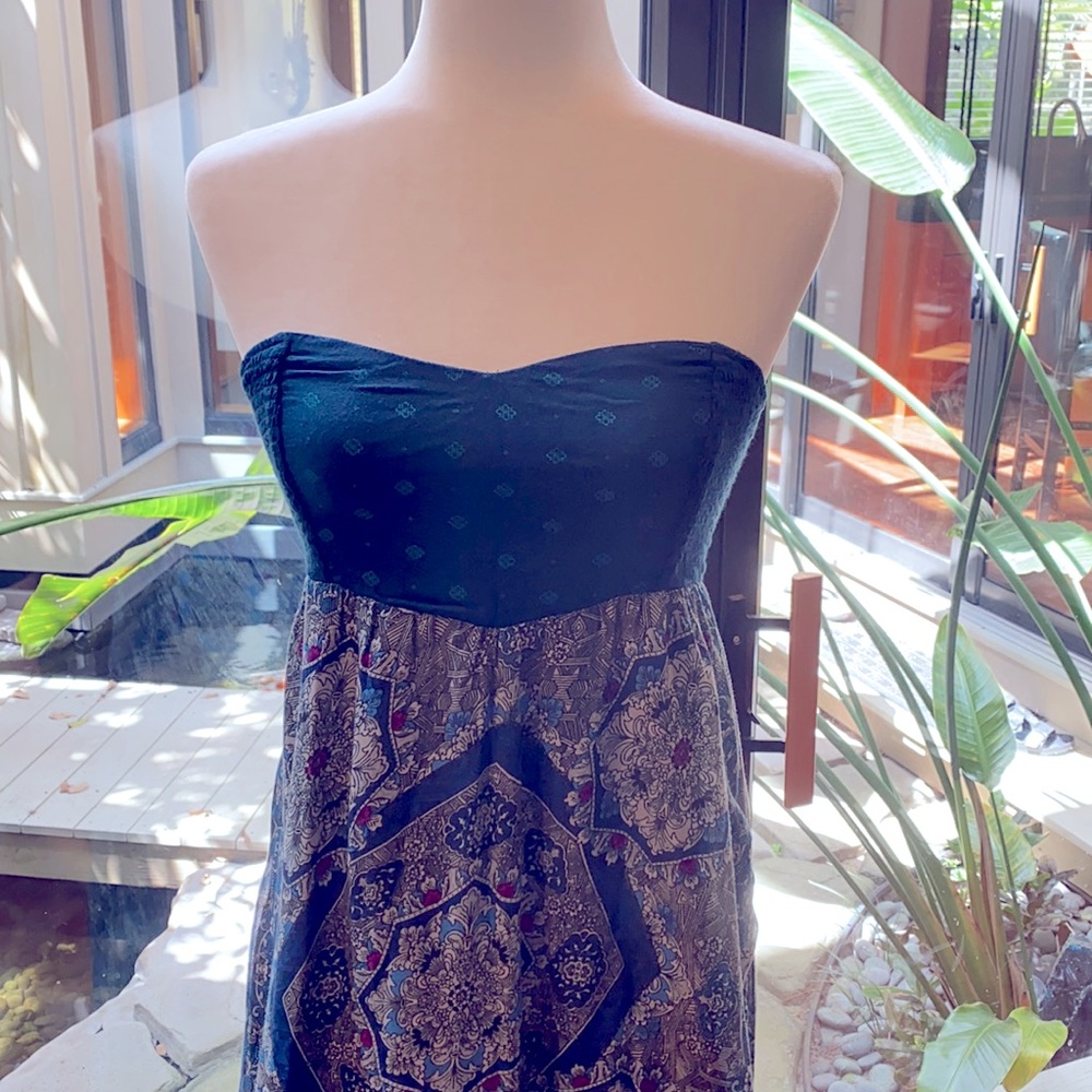 Strapless Roxy maxi